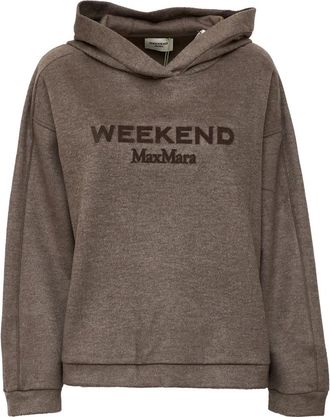 Max Mara Hoodies - Dames - Sweatshirts & Hoodies - Bruin - Maat: M Jersey