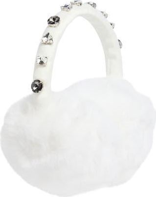 Kate Spade New York embellished faux fur earmuff in 151 Cream at Nordstrom Rack