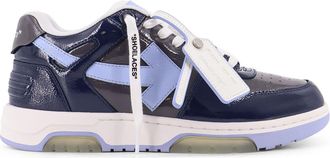 Off-white Ooo Patent Lea Low-top Patent Leather Sneakers
