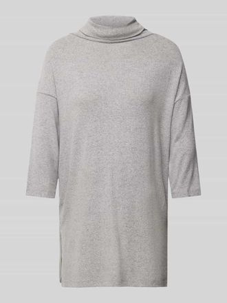 Soyaconcept Longsleeve aus Viskose-Mix mit Rollkragen Modell Biara in Mittelgrau Melange, Gr&ouml;&szlig;e XS