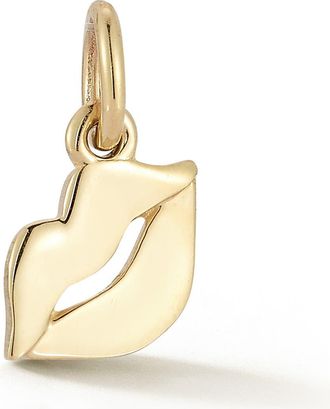 Ember Fine Jewelry 14K Gold Lip Charm at Nordstrom Rack