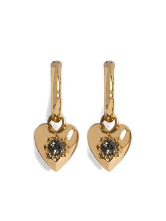 Zadig&Voltaire Heartbreaker loop earrings - Gold