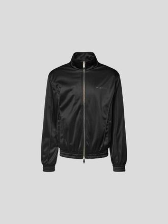 Han Kjobenhavn Trainingsjacke mit Label-Stitching in Black, Gr&ouml;&szlig;e 46