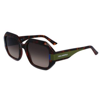 Karl Lagerfeld Womens Brown Injected Sunglasses - One Size