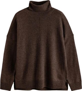 Chinti and Parker Trui van wolblend - Bruin