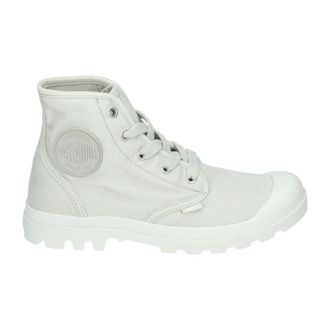 Palladium Schoenen, Dames, Grijs, 38 EU, Sportieve Mid Grijs Rubberen Zool Schoenen