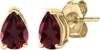 House of Brilliance Haus Of Brilliance Colorful Gemstones 14K 1.00 Ct. Tw. Garnet Stud Earrings