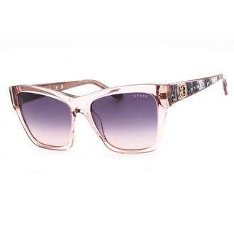 Guess Violet Mirror Cat Eye Ladies Sunglasses GU00113 57Z 55