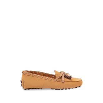 Tod's Tods, Loafers, female, Brown, Size: 6 1/2 US Flat Shoes