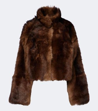Nour Hammour Cameron shearling jacket