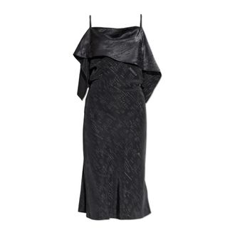 Maison Margiela Party Dresses, female, Black, Size: XS Off-shoulder Dress