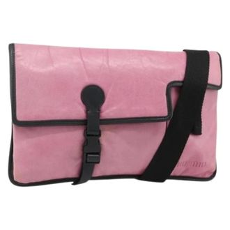 Miu Miu Pre-owned Cross Body Bags, female, Pink, Size: ONE SIZE Pre-owned Shoulder Bag
