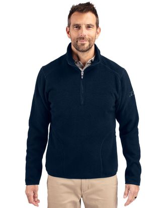 Cutter & Buck Cascade Eco Fleece Mens Quarter Zip Jacket