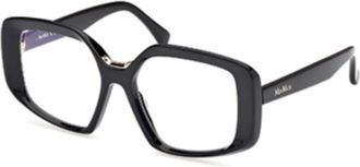 Max Mara Butterfly Optisch Montuur - unisex - Brillen - Zwart - 53 MM - Accessoires