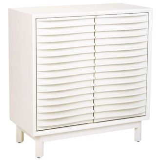 Wanderlust Deco Aparador de madera de 2 puertas 85x40x90,5