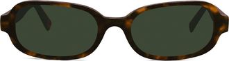Rebecca Minkoff Chelsea 52mm Slim Rectangular Sunglasses in Tortoise at Nordstrom Rack