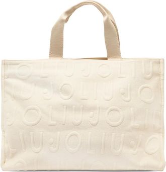 Liu Jo Medium knit tote bag - Neutrals