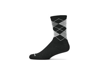 Smartwool Everyday Diamond Jim Crew Socks Mens No Show Socks Shoes Black1 : XL (Mens Shoe 12-14.5), Wool/Nylon
