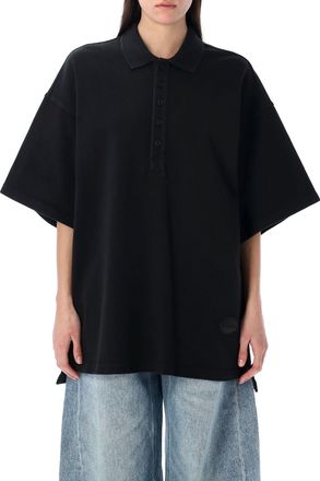 Alexander Wang Alexander Wang Womens Oversized T-shirt - Black Cotton - Size X-Small