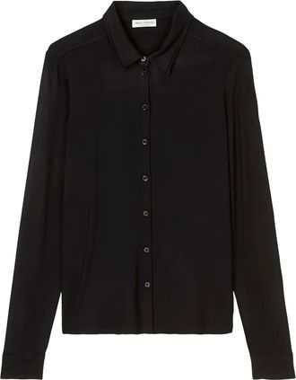 Marc O'Polo Camicia a maniche lunghe - Nero