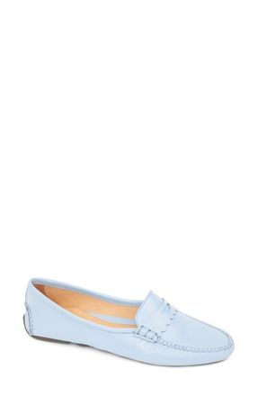 Patricia Green Janet Scalloped Driving Loafer in French Blue at Nordstrom, Size 7.5