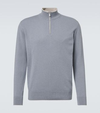 Eleventy Cashmere half-zip sweater