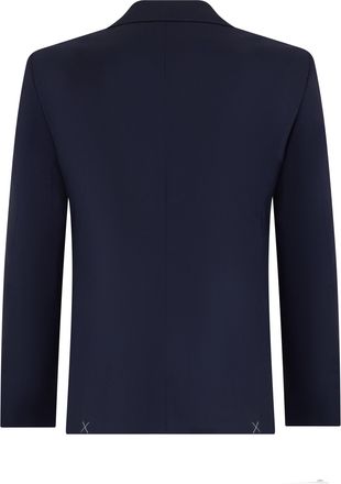 Canali Mens Suit Wool Blue Suits