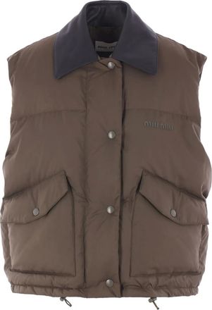 Miu Miu Gilet trapuntato - Verde