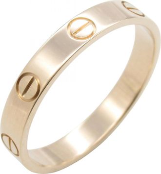 Cartier Gold Pink Gold (18K) Band Ring (Pre-Owned)