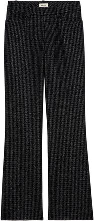 Zadig&Voltaire Pistol trousers - women - Polyester/Recycled Polyamide/Recycled Wool - 36 - Black