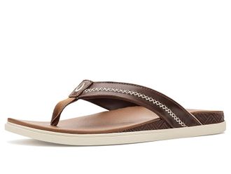 Olukai Shoreline Mens Sandals Toffee/Toffee : 12 D - Medium, Leather
