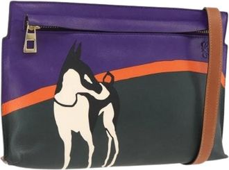 Loewe Pre-owned Leren Schoudertas - Dames - Vintage Schoudertas - Veelkleurig - ONE Size - Leer - Vintage