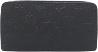 Louis Vuitton Pre-owned Wallets, male, Black, Size: ONE SIZE Pre-owned Zippy Wallet Monogram Empreinte Long Wallet