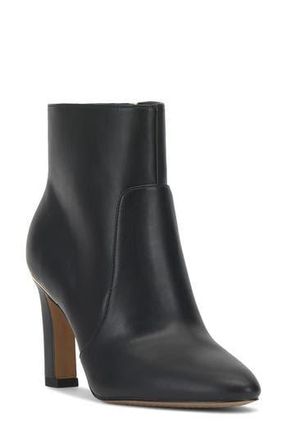 Vince Camuto Greer Almond Toe Bootie in Black at Nordstrom Rack, Size 5.5