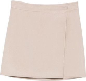 Semicouture Rokken, Dames, Beige, XS, Korte Rok