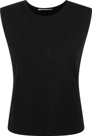 Max Mara Womens Wool Cashmere Blend Sweater - Black - Size Medium