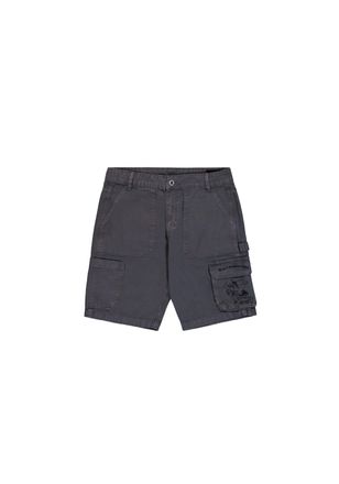 Alpha Industries Shorts ALPHA INDUSTRIES Cargo Honolulu Short, Herren, Gr. 30, Normalgr&ouml;ssen, grau (vintage grau), Obermaterial: 100% Baumwolle, Hosen Shorts