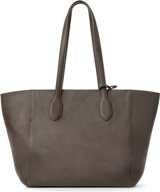 Shinola Runabout Pebble Leather Tote in Espresso at Nordstrom
