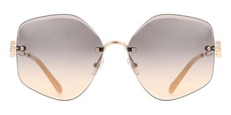 Tory Burch TY6111 3358G9 Womens Sunglasses Gold Size 58