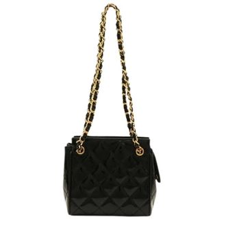 Chanel Pre-owned Matelasse Schoudertas - Dames - Pre-owned - Zwart - Maat: ONE Size Leer