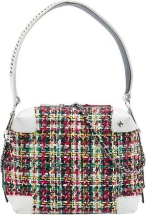 Chanel Pre-owned Tweed Satchel - Dames - Pre-owned - Veelkleurig - Maat: ONE Size Tweed