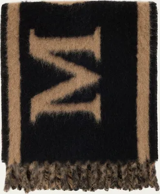 Alexander McQueen Wool-Blend Logo Jacquard Scarf