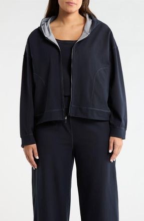 Lyss&eacute; Jovie Reversible Hoodie in Tn Gm at Nordstrom, Size 2 X