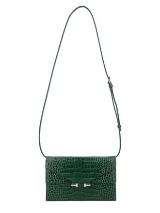 Tom Ford Crocodile Embossed Leather Mini Shoulder Bag