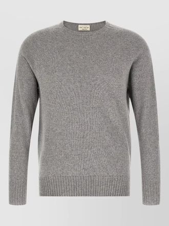 Maryya cashmere virgin wool ribbed crew neck jumper