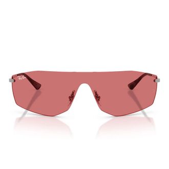 Ray-Ban Sunglasses Rb3781 004/75 Alix Gunmetal/Hyper Red Unisex
