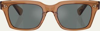 Oliver Peoples Mens Ov5564su Polarized Square Sunglasses