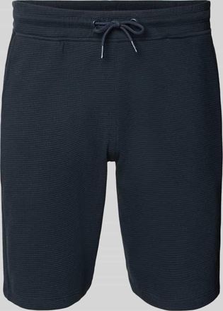 Blend Straight Fit Shorts mit Logo-Stitching Modell Fillip in Marine, Gr&ouml;&szlig;e 3XL