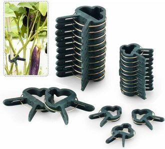 OEM 40 Clips De Soporte Ajustables Para Plantas, Estacas De Jard&iacute;n, Cubiertas, Estructura De Soporte, Sujetadores Para Jard&iacute;n, Vides, Verduras, Tomates (c