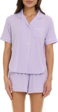 Flora Nikrooz Annie Shirt & Shorts 2-Piece Pajama Set in Lilac at Nordstrom Rack, Size X-Large